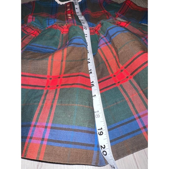 Vintage Cinderella Brand Christmas Plaid Dress toddler - Picture 5 of 8